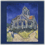 {[en]:Van Gogh The Church at Auvers 1890 Pocket Square