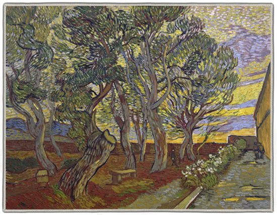 {[en]:Van Gogh The Garden Bench at Saint Paul's Hospital 1889 Rectangle