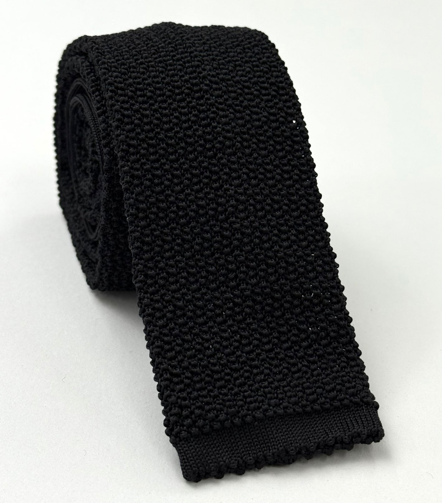 Black Knit Tie KT-1