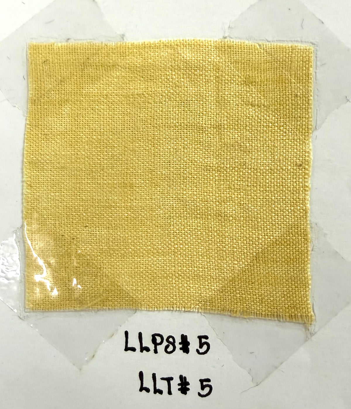 ライトイエロー ベルギーリネン ポケットチーフ LLPS-5