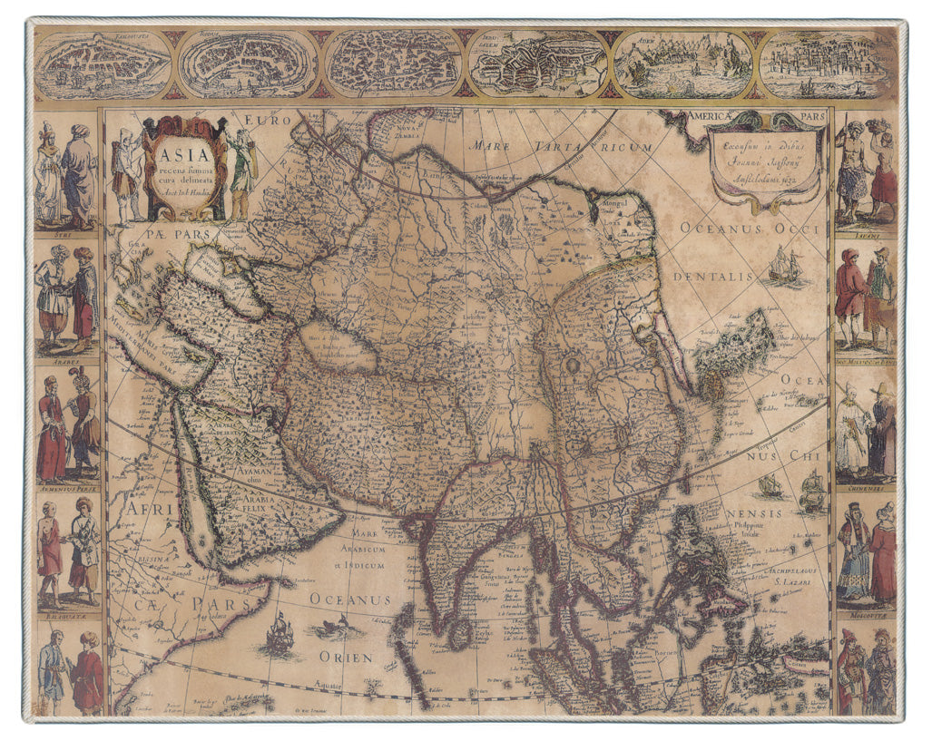 {[en]:1632 Asia Map Pocket Rectangle