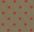 {[en]:Orange Brick on Khaki Macclesfield Print Dot Silk Pocket Square