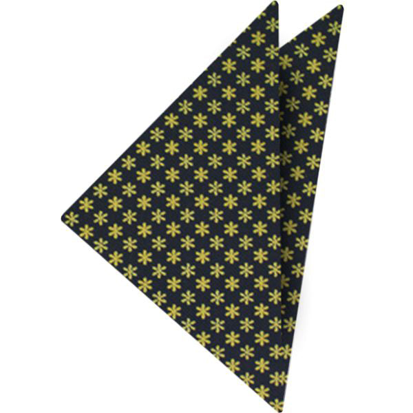 {[en]:Macclesfield Printed Silk Pocket Square