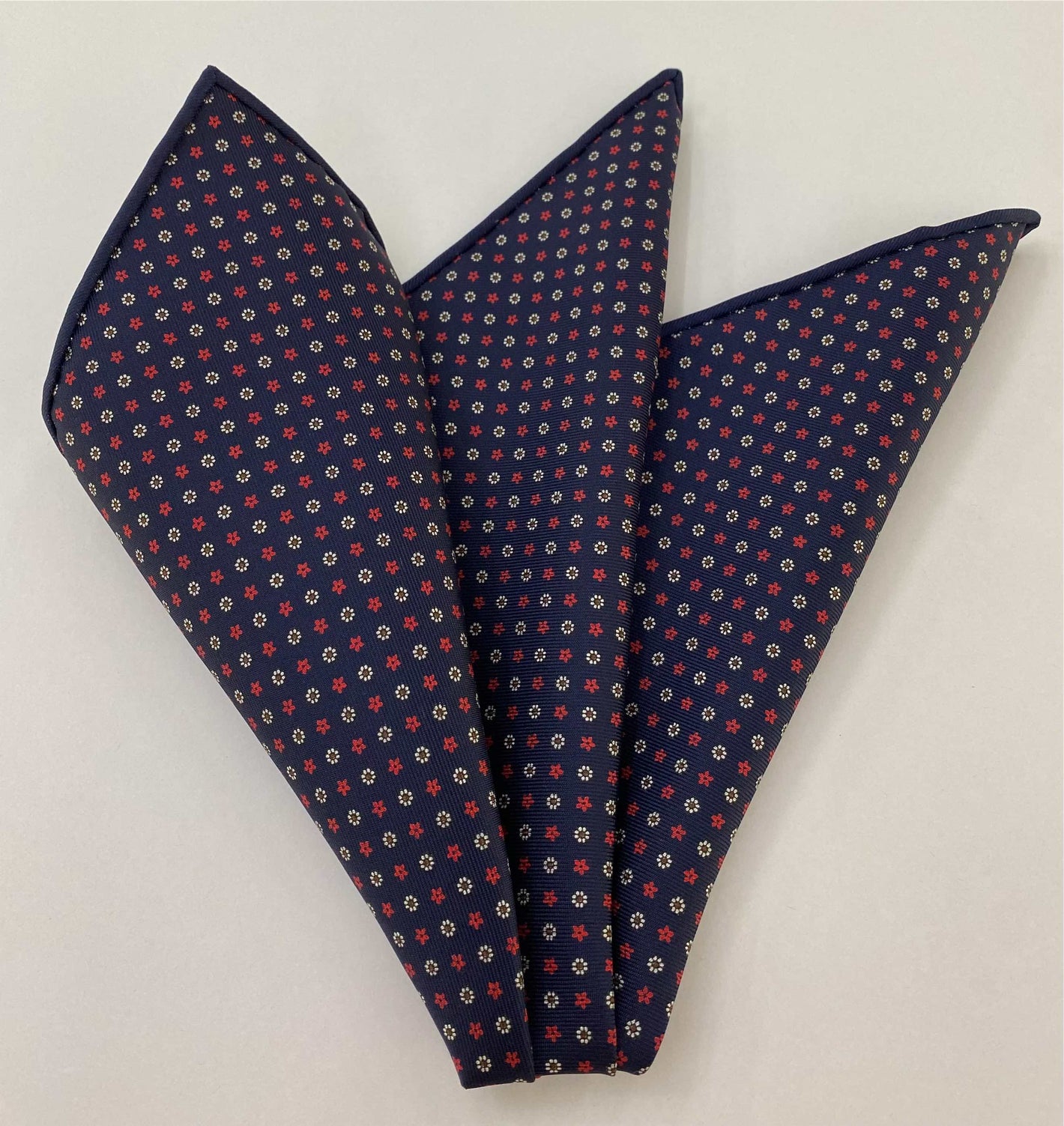 Macclesfield Printed Silk Pocket Square MCP-673