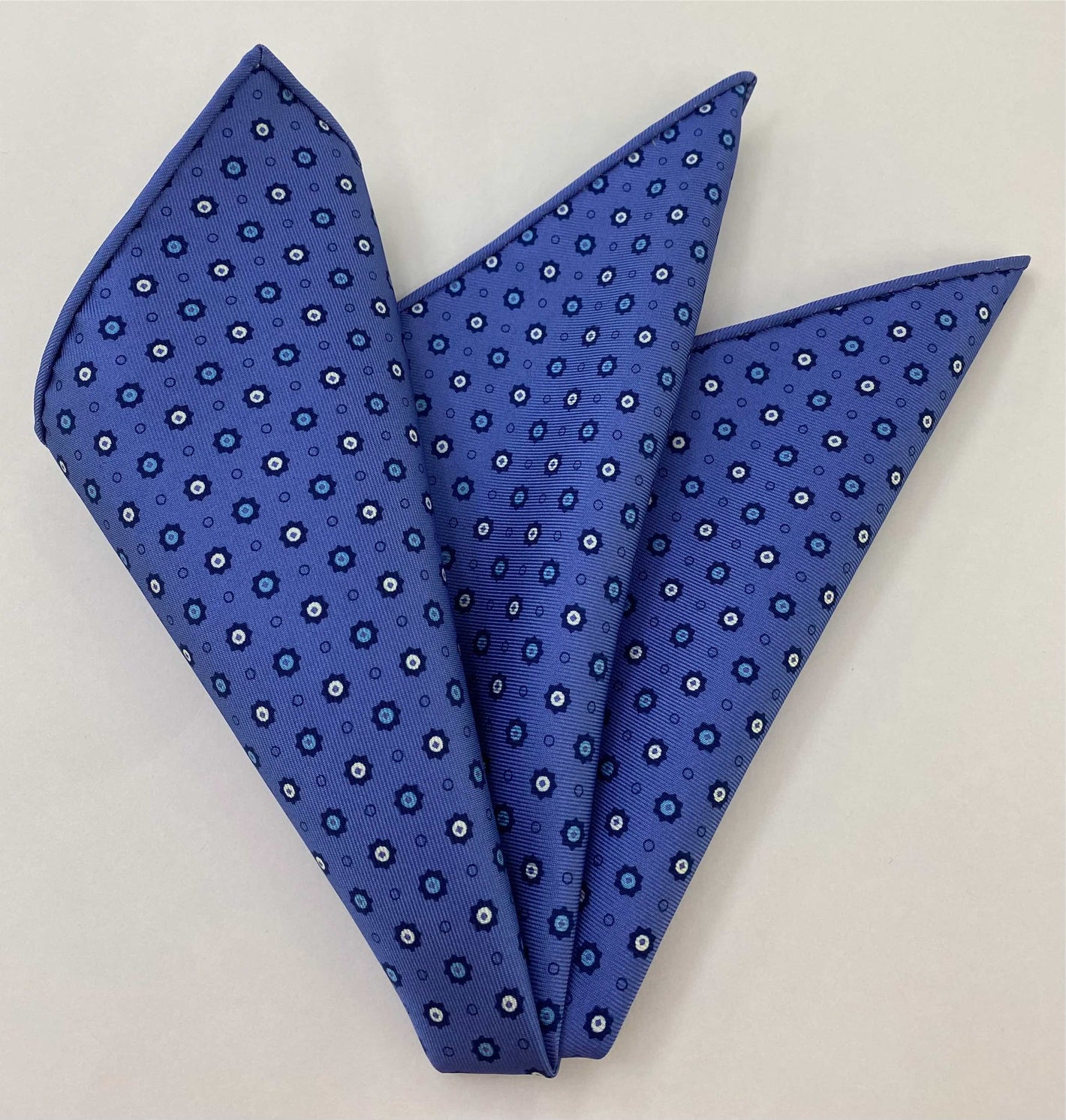 Macclesfield Printed Silk Pocket Square MCP-674