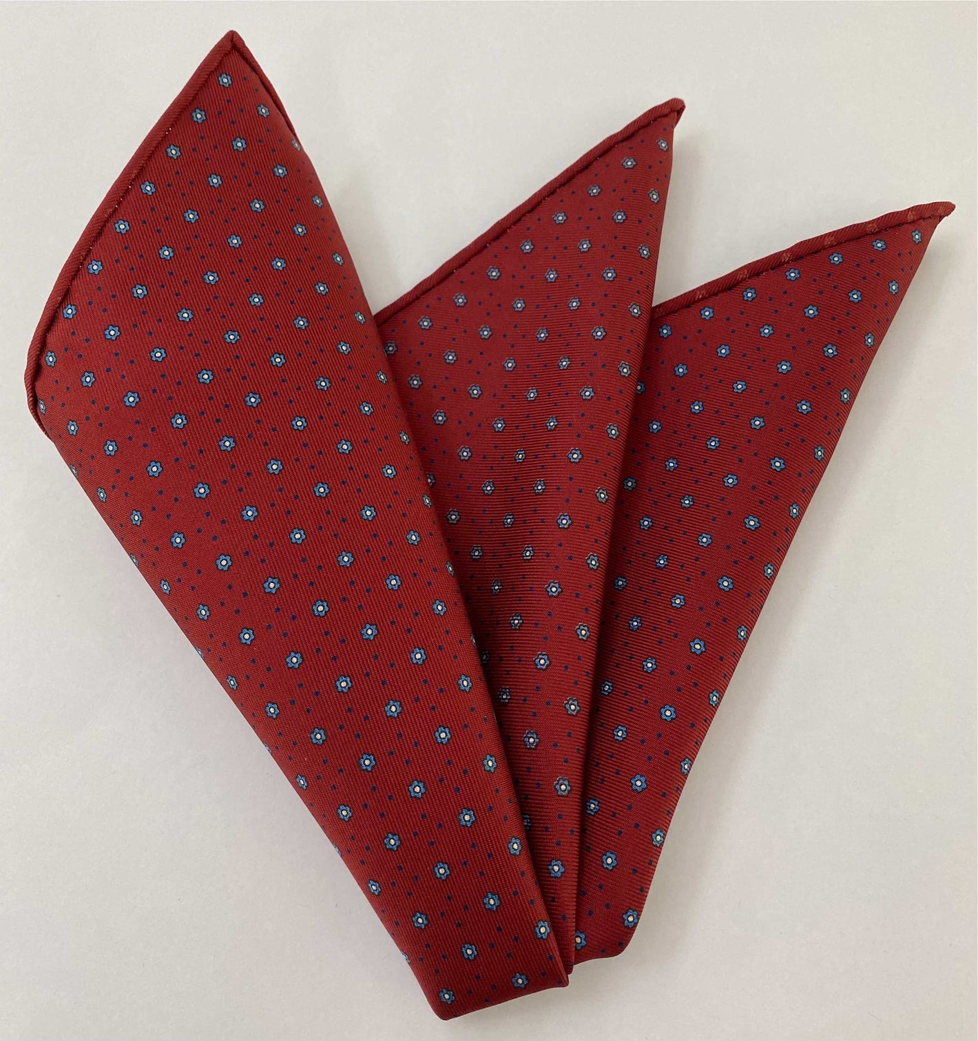 Macclesfield Printed Silk Pocket Square MCP-676
