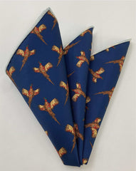 Macclesfield Printed Silk Pocket Square MCP-767