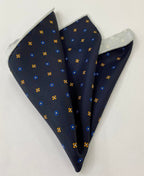 マクルズフィールド プリント柄 シルク ポケットレクタングル #MCP-657