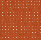 バーントオレンジのマクルズフィールドプリントシルクポケットチーフ #MCPDP-20