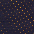 {[en]:Orange on Midnight Blue Macclesfield Print Silk Pocket Square