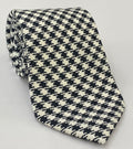 Black & White Print Pattern Silk Tie MCT-593