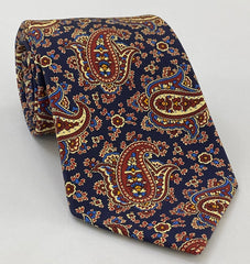 Macclesfield Modern Madder Printed Silk Tie MMPT-3