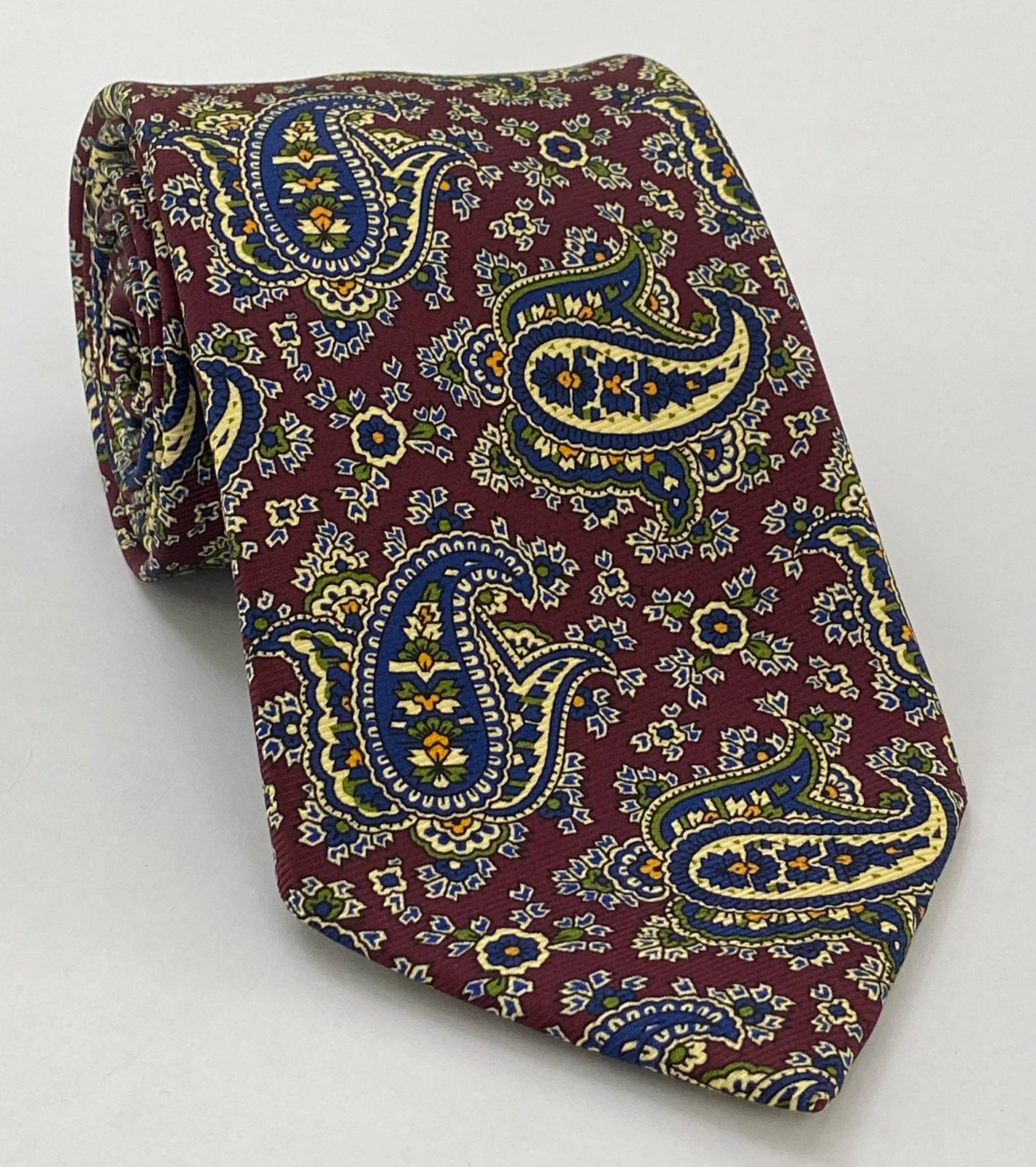 マクルズフィールド モダンマダー プリントシルクタイ MMPT-4