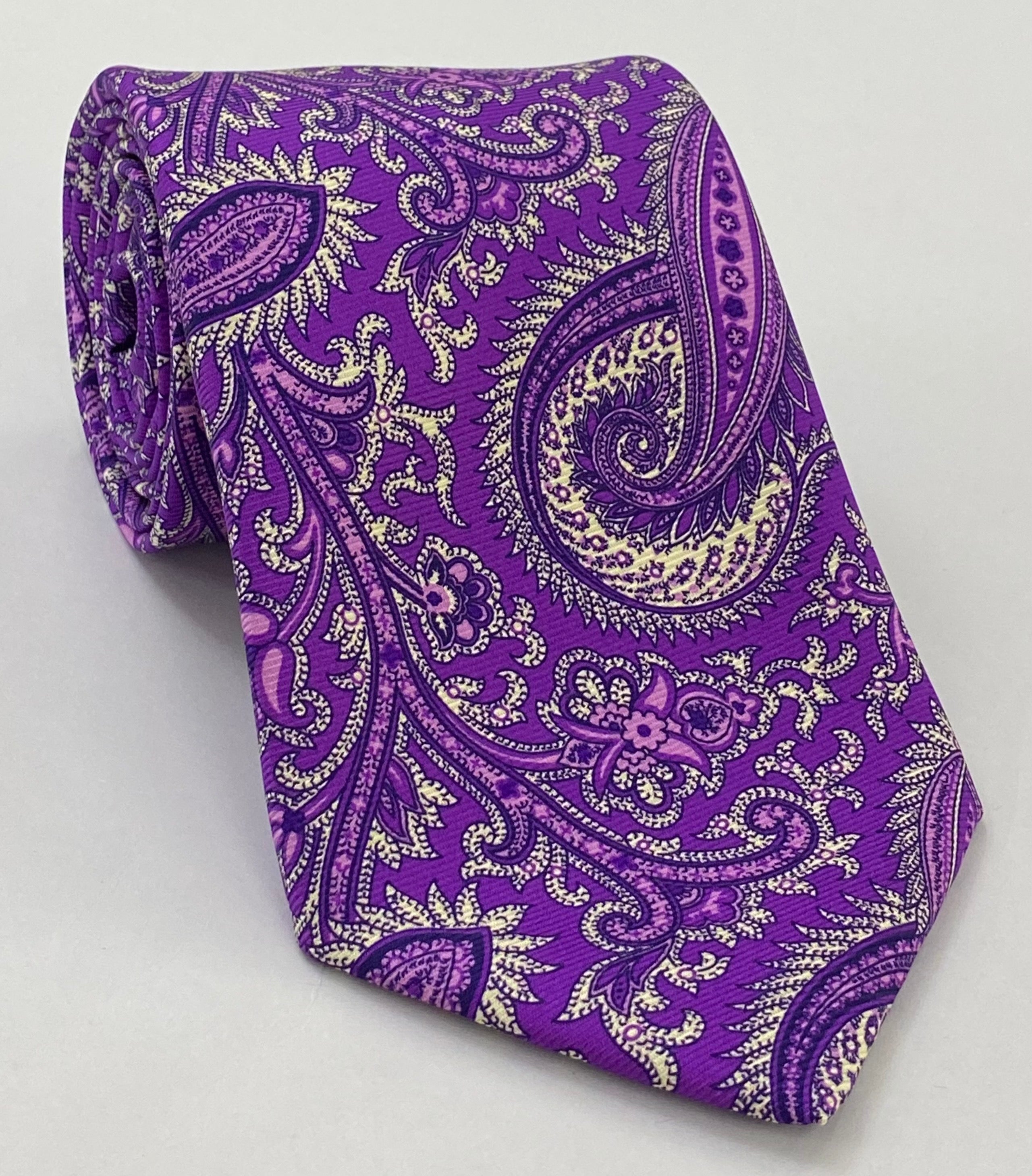 맥클스필드 모던 마더 프린트 실크 타이 MMPT-10