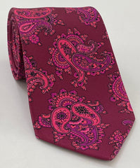 Macclesfield Modern Madder Printed Silk Tie MMPT-15