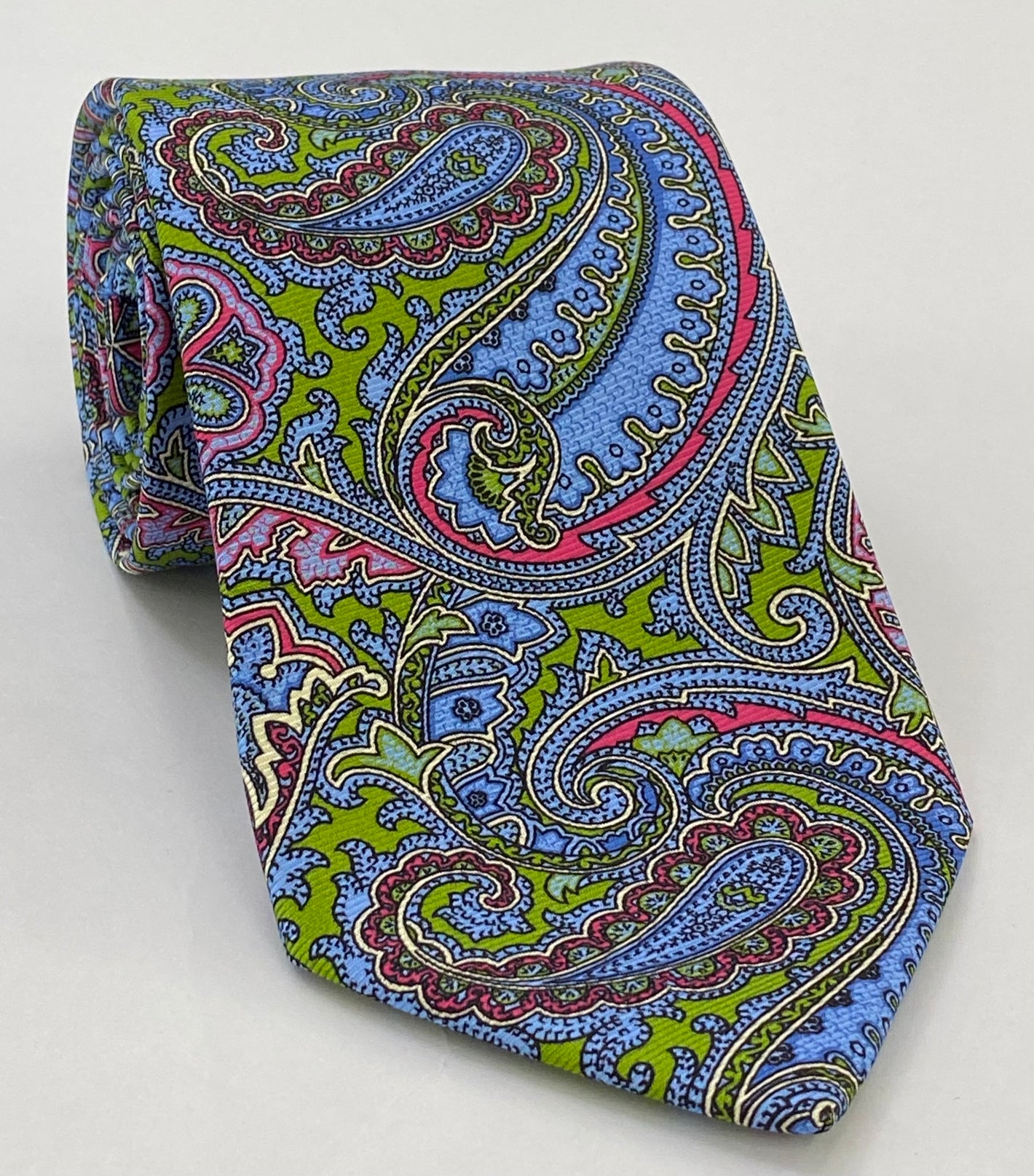 マクルズフィールド モダンマダー プリントシルクタイ MMPT-19