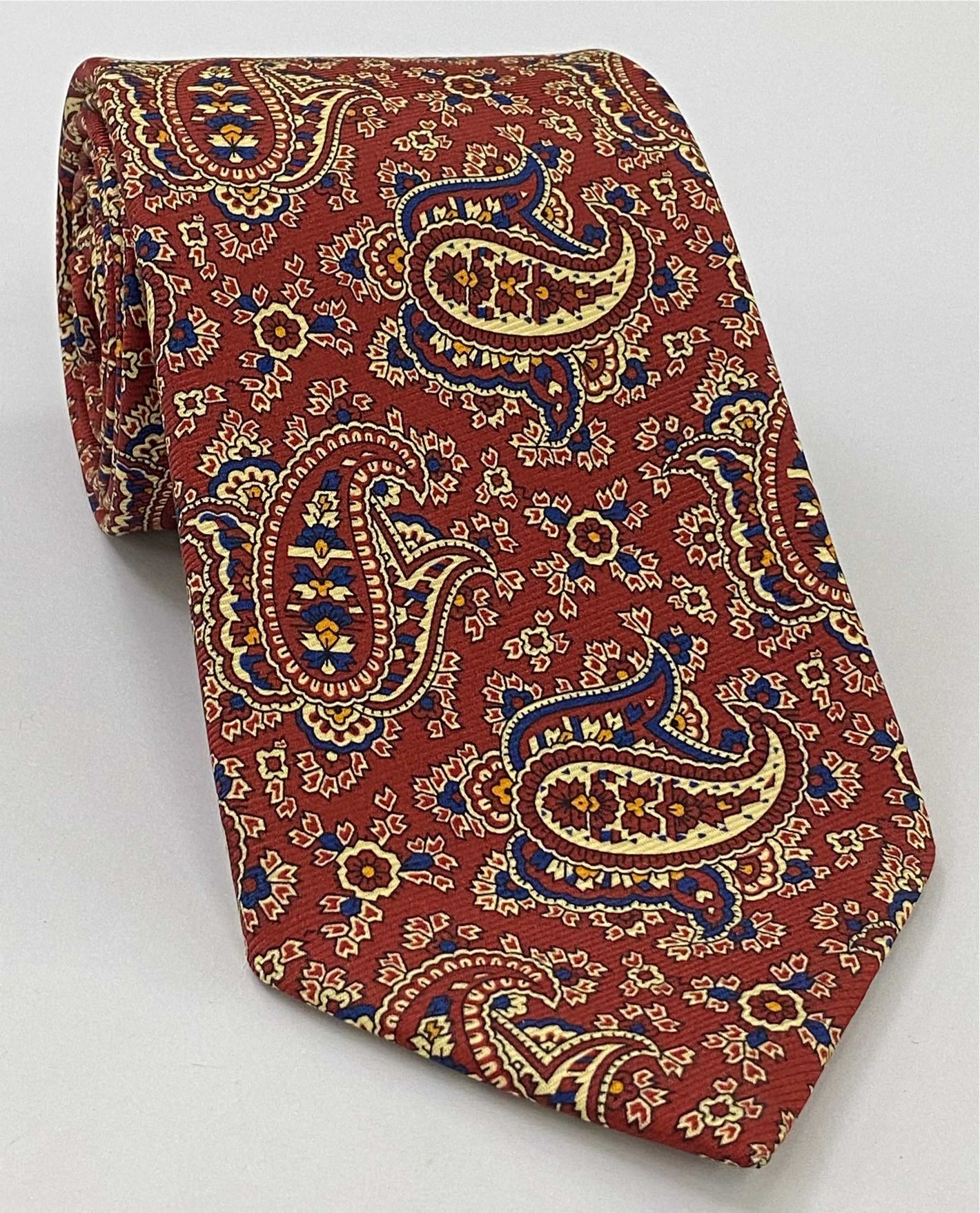 マクルズフィールド モダンマダー プリントシルクタイ MMPT-35