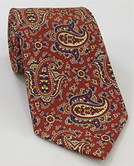 Macclesfield Modern Madder Printed Silk Tie MMPT-35