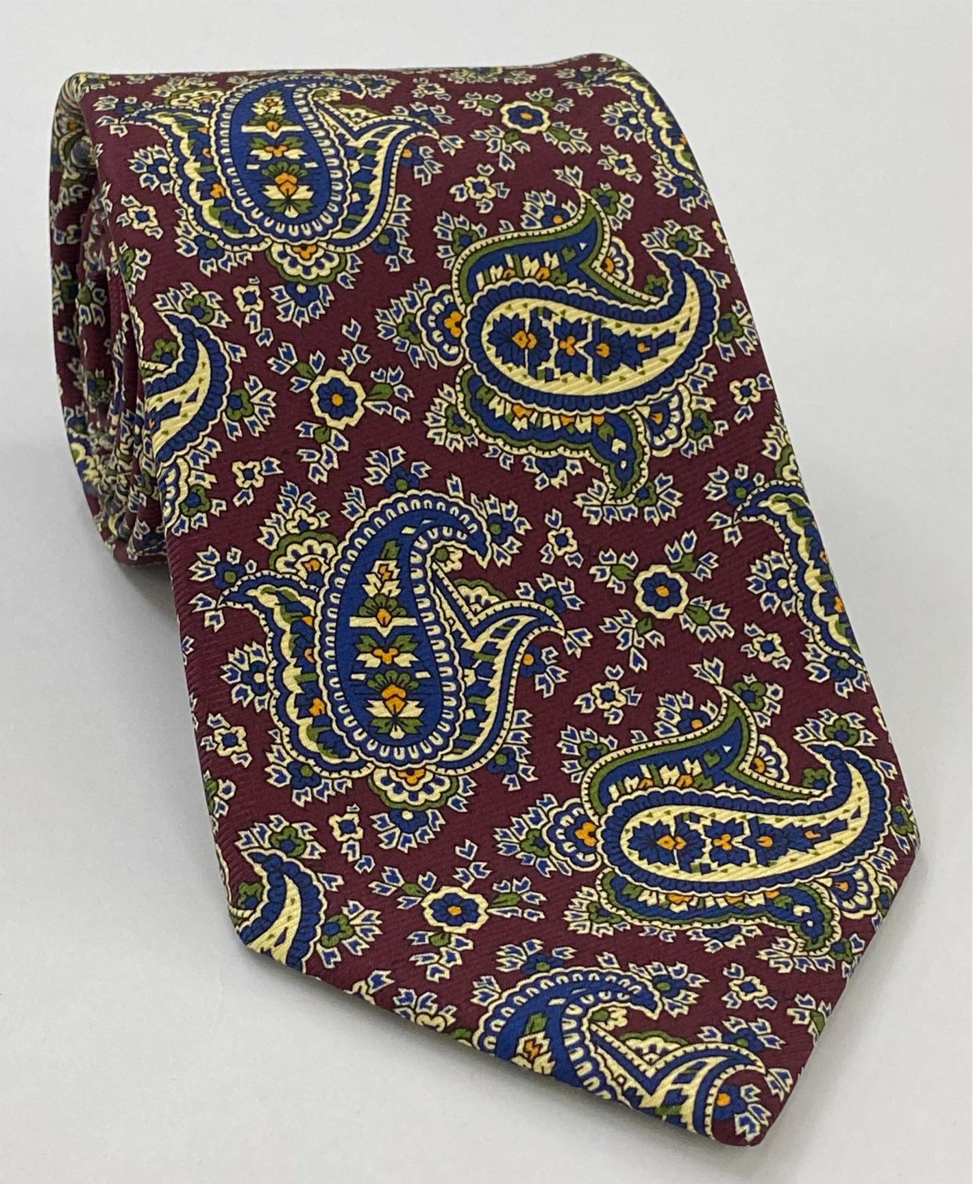 マクルズフィールド モダンマダー プリントシルクタイ MMPT-37