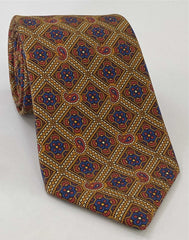 Macclesfield Modern Madder Printed Silk Tie MMPT-40