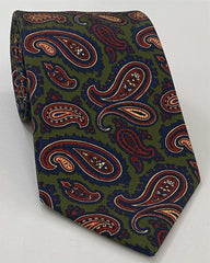 Macclesfield Modern Madder Printed Silk Tie MMPT-46