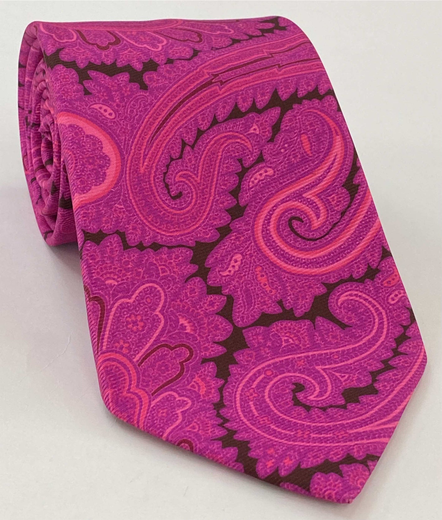 マクルズフィールド モダンマダー プリントシルクタイ MMPT-51