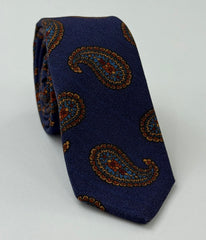 Macclesfield Printed Wool Bow Tie MCWBT-10