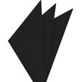 ブラック・モガドール 無地ポケットチーフ