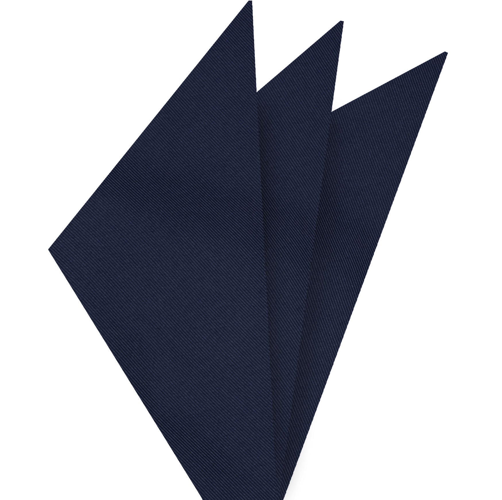 {[en]:Midnight Blue Mogador Solid Pocket Square