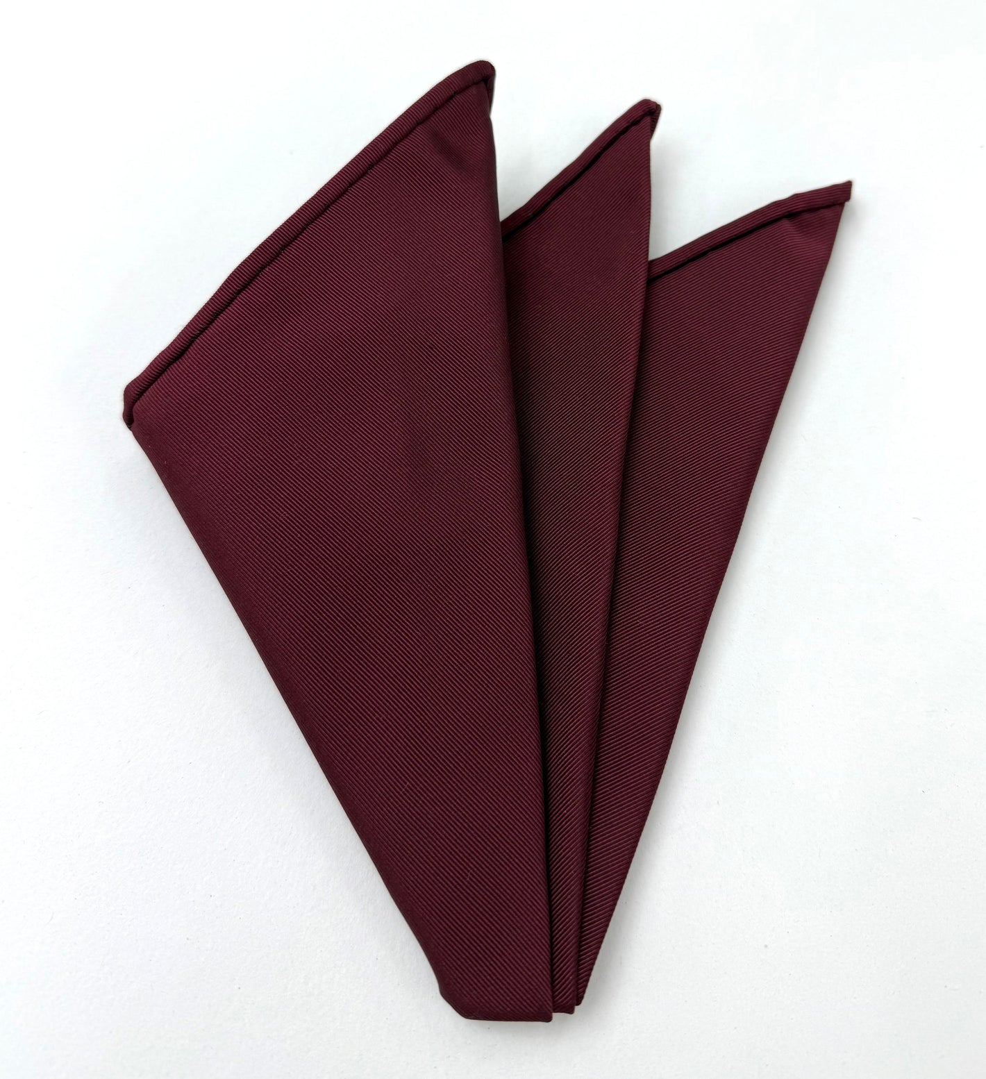 버건디 모가도르 솔리드 포켓 스퀘어 MGSOP-5