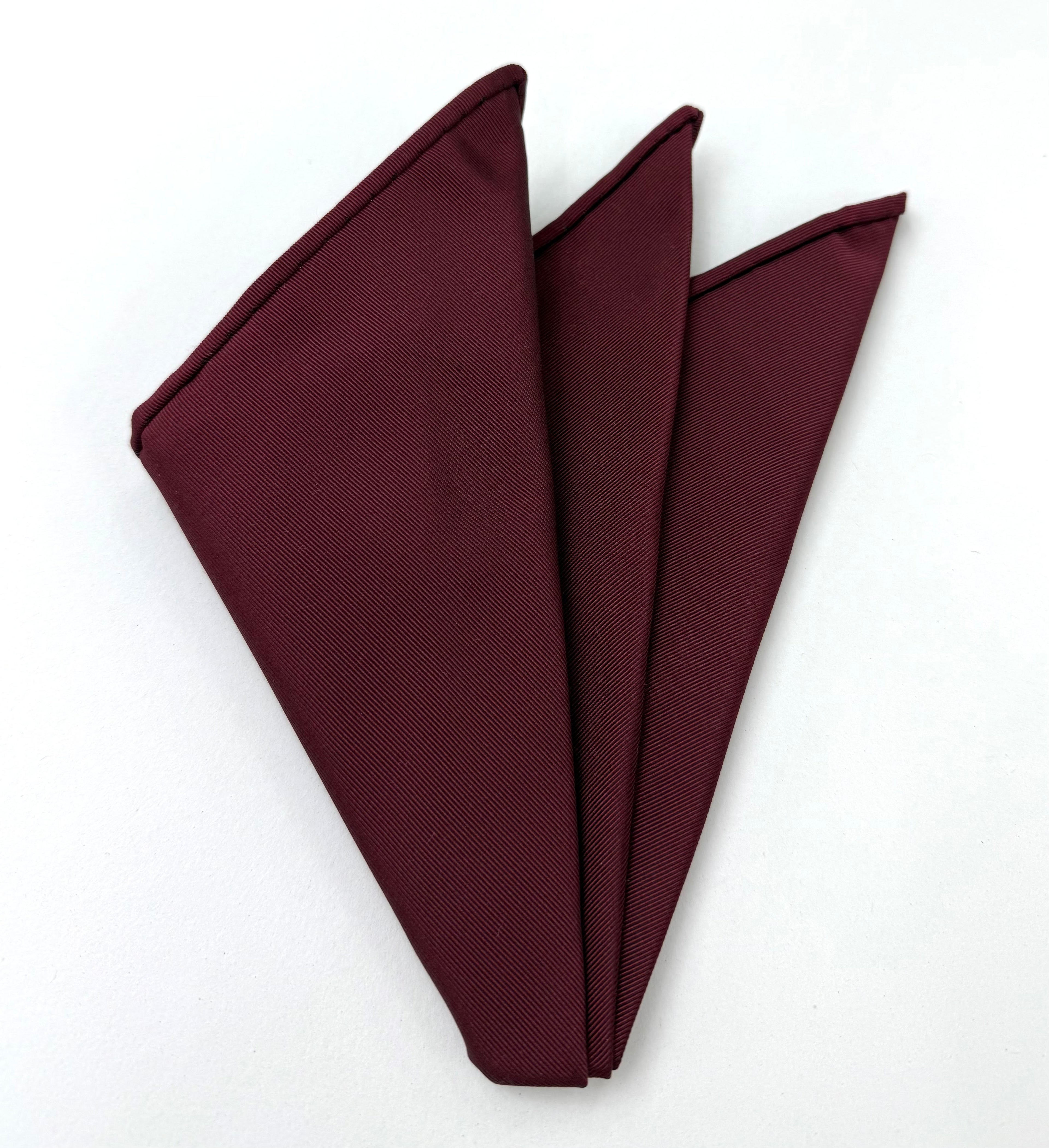 버건디 모가도르 솔리드 포켓 스퀘어 MGSOP-5