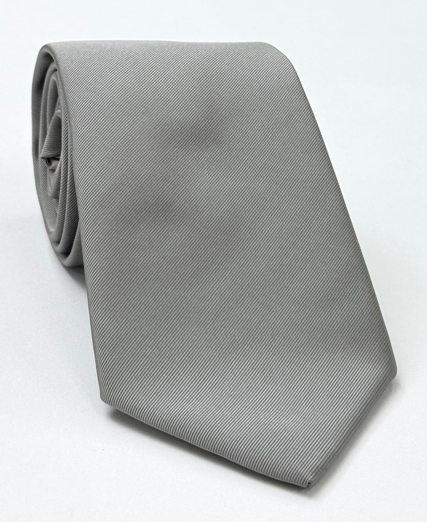 銀灰色莫加多爾素面領帶 MGSOT-11