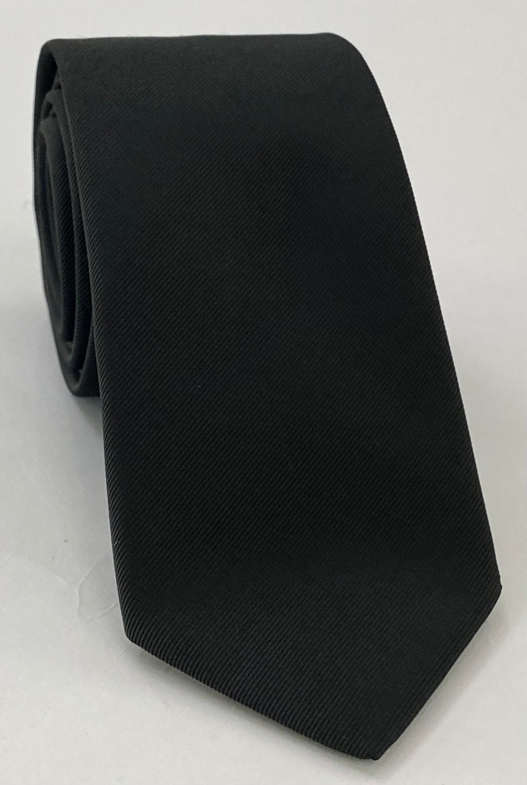 Black Mogador Solid Tie MGSOT-1