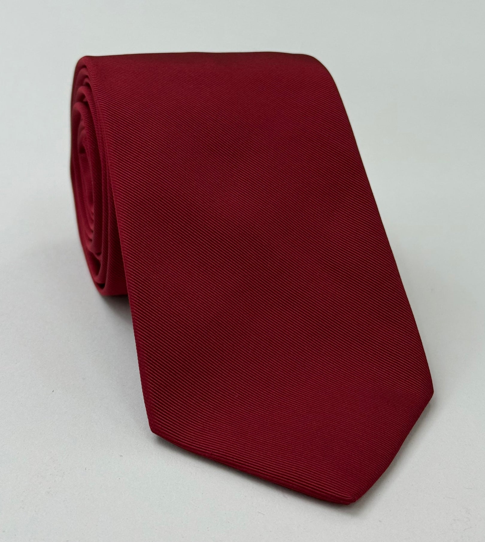 Red Mogador Solid Solid Tie MGSOT-6