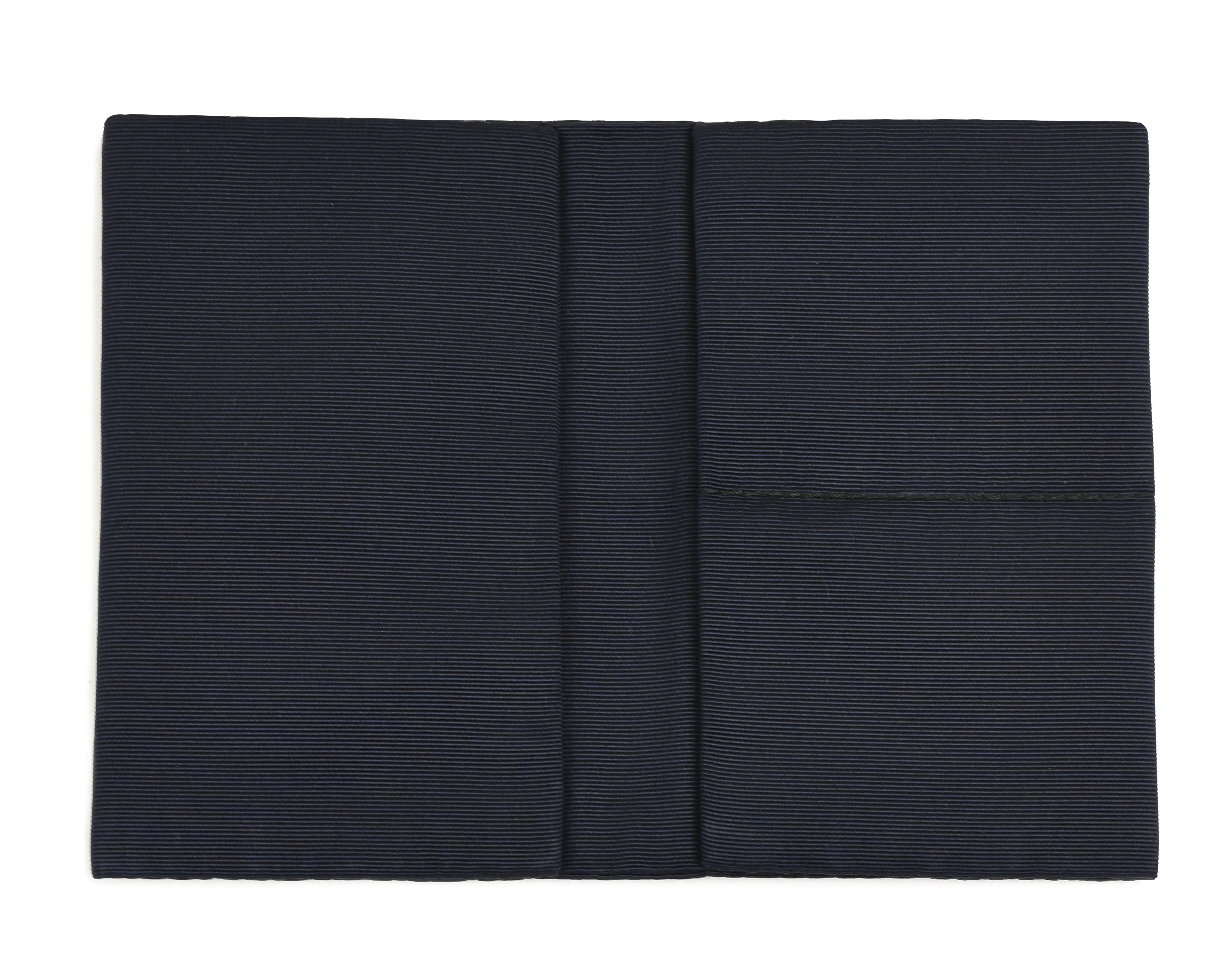 {[en]:Navy Blue Mogador Solid Wallet