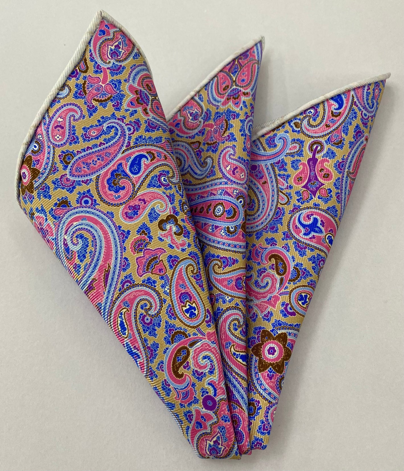 모던 마더 맥클스필드 프린트 실크 포켓 스퀘어 MMPP-102