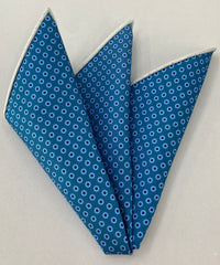 Macclesfield Madder Printed Silk Pocket Square MMPP-154