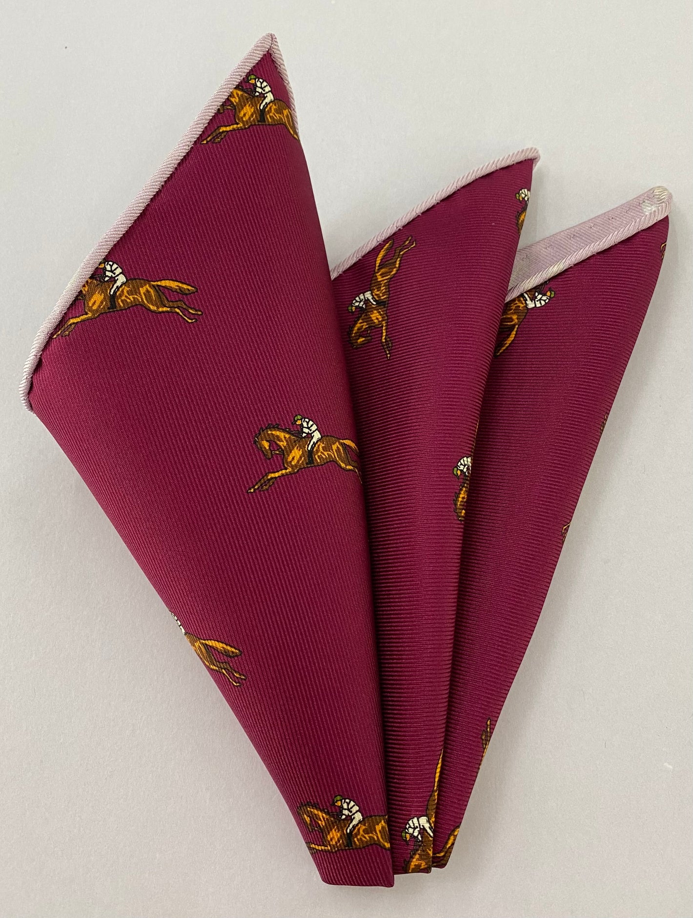 マクルズフィールド・マダー プリントシルク ポケットスクエア MMPP-162