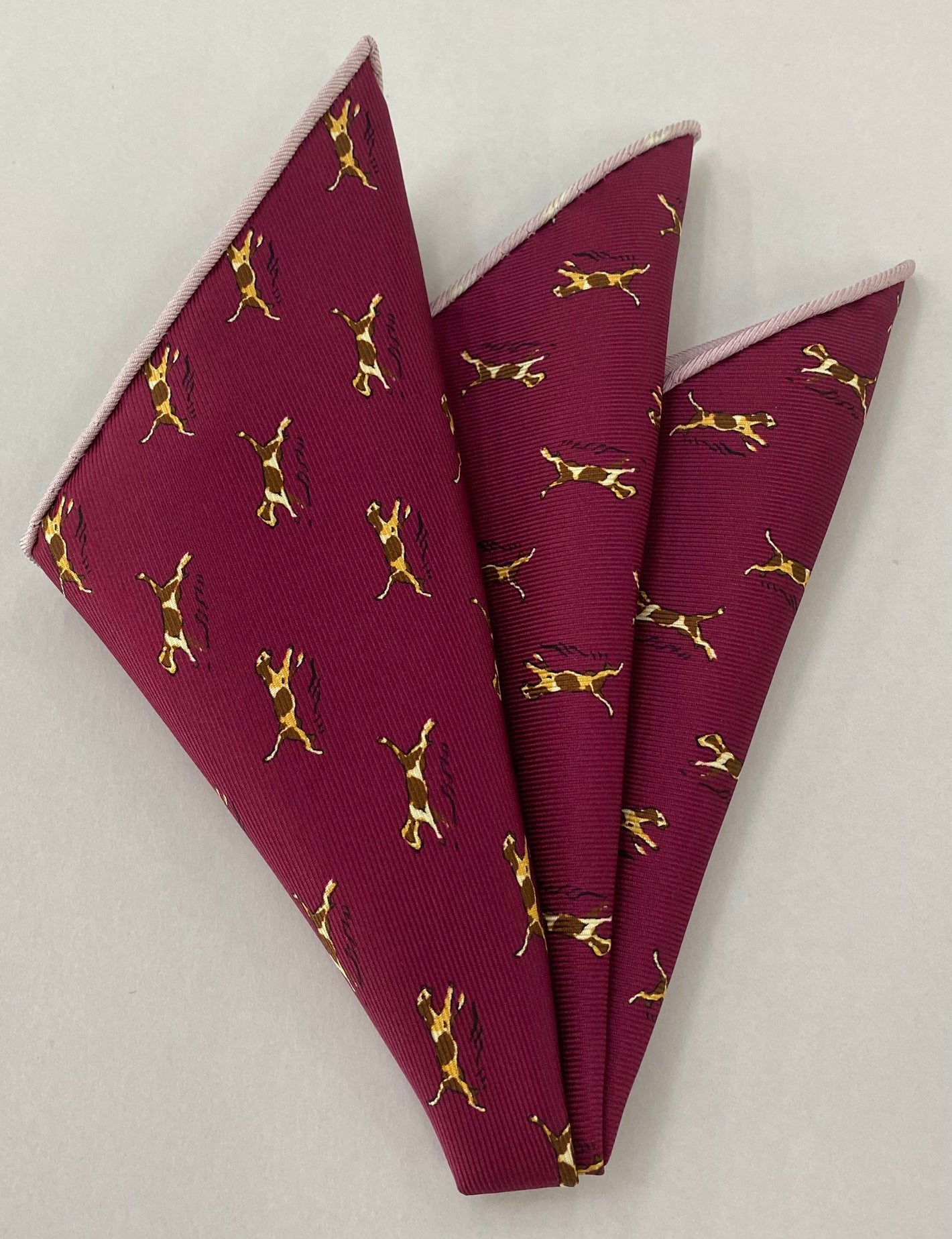 マクルズフィールド・マダー プリントシルク ポケットスクエア MMPP-169