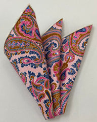 Modern Madder Macclesfield Printed Silk Pocket Square MMPP-97