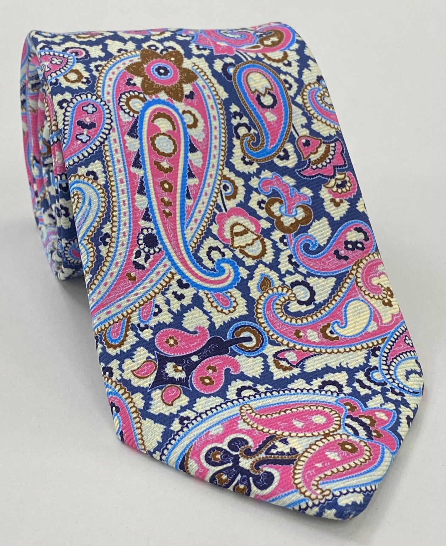 マクルズフィールド モダンマダー プリントシルクタイ MMPT-101