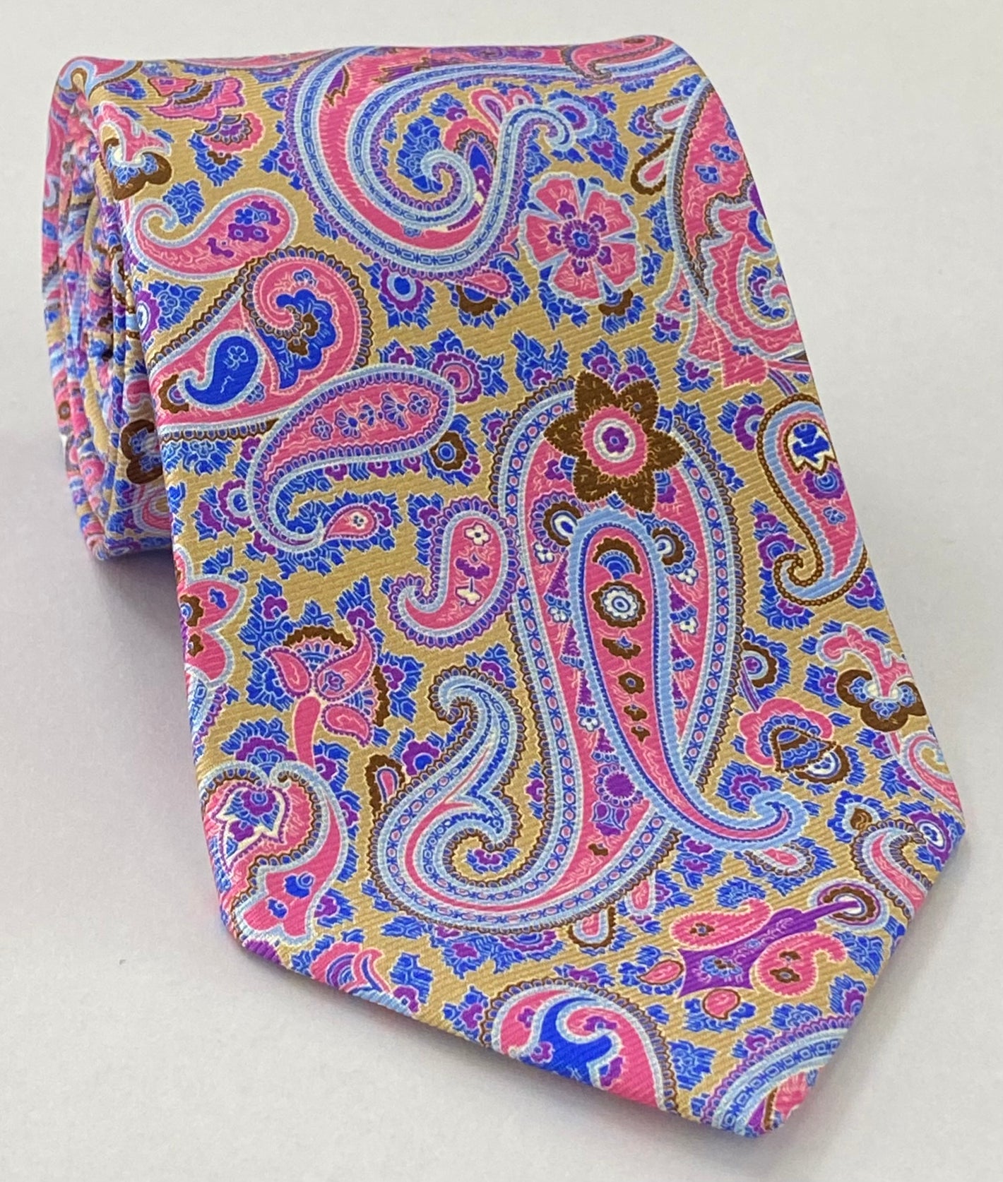 マクルズフィールド モダンマダー プリントシルクタイ MMPT-102