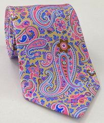 Macclesfield Modern Madder Printed Silk Tie MMPT-102