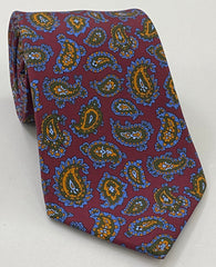 Macclesfield Modern Madder Printed Silk Tie MMPT-110