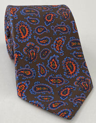 Macclesfield Modern Madder Printed Silk Tie MMPT-112