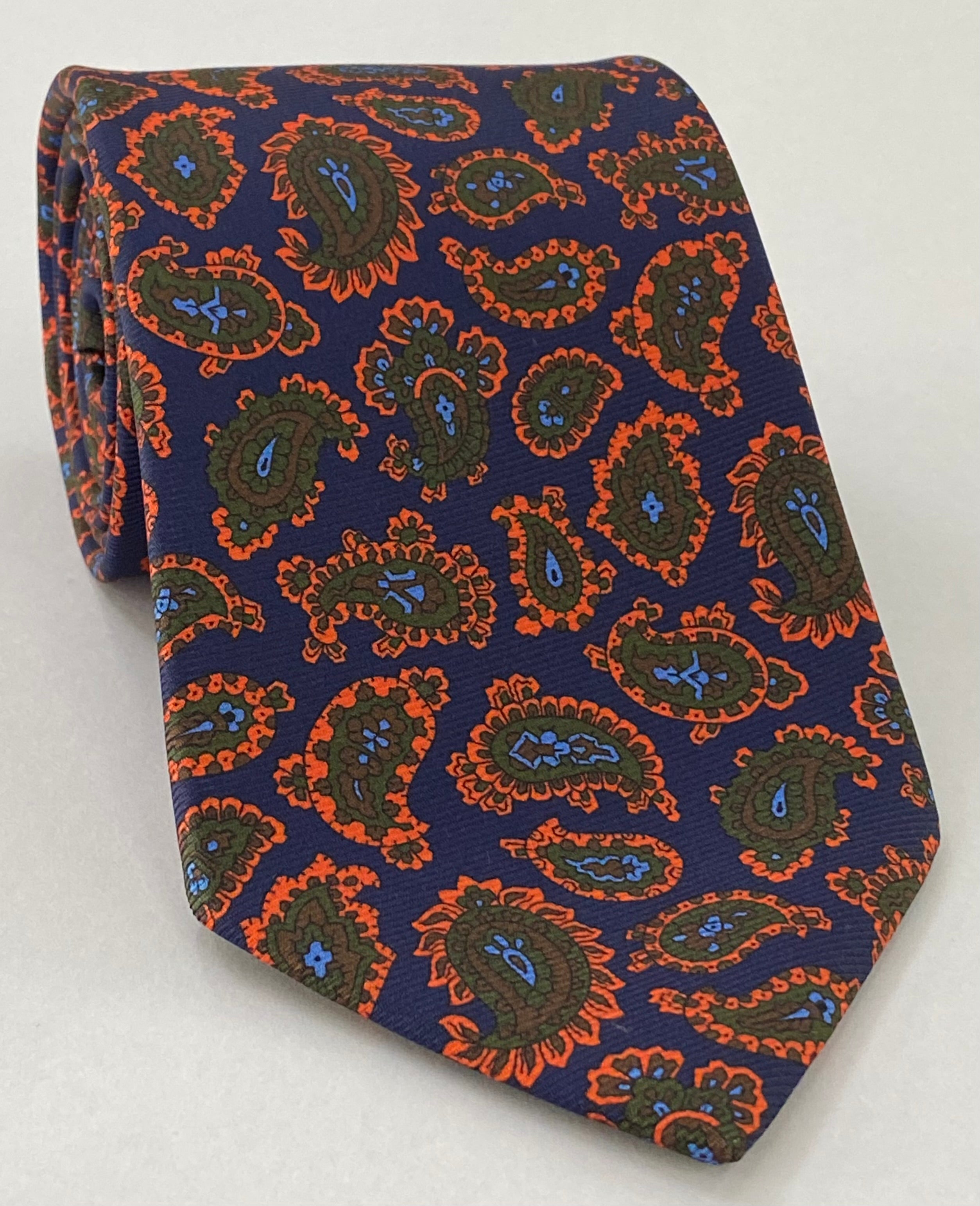 Macclesfield Modern Madder Printed Silk Tie MMPT-120