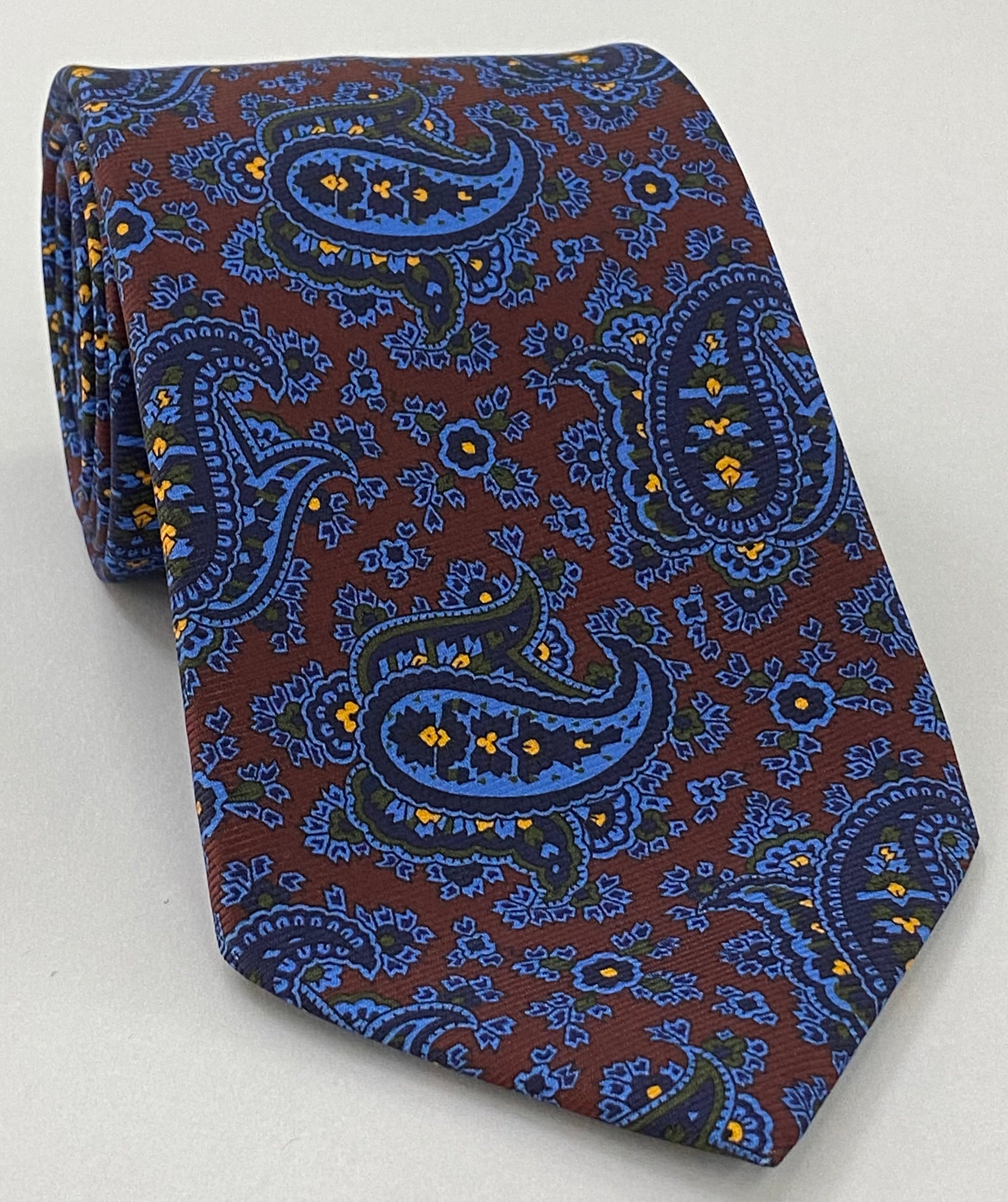 Macclesfield Modern Madder Printed Silk Tie MMPT-125