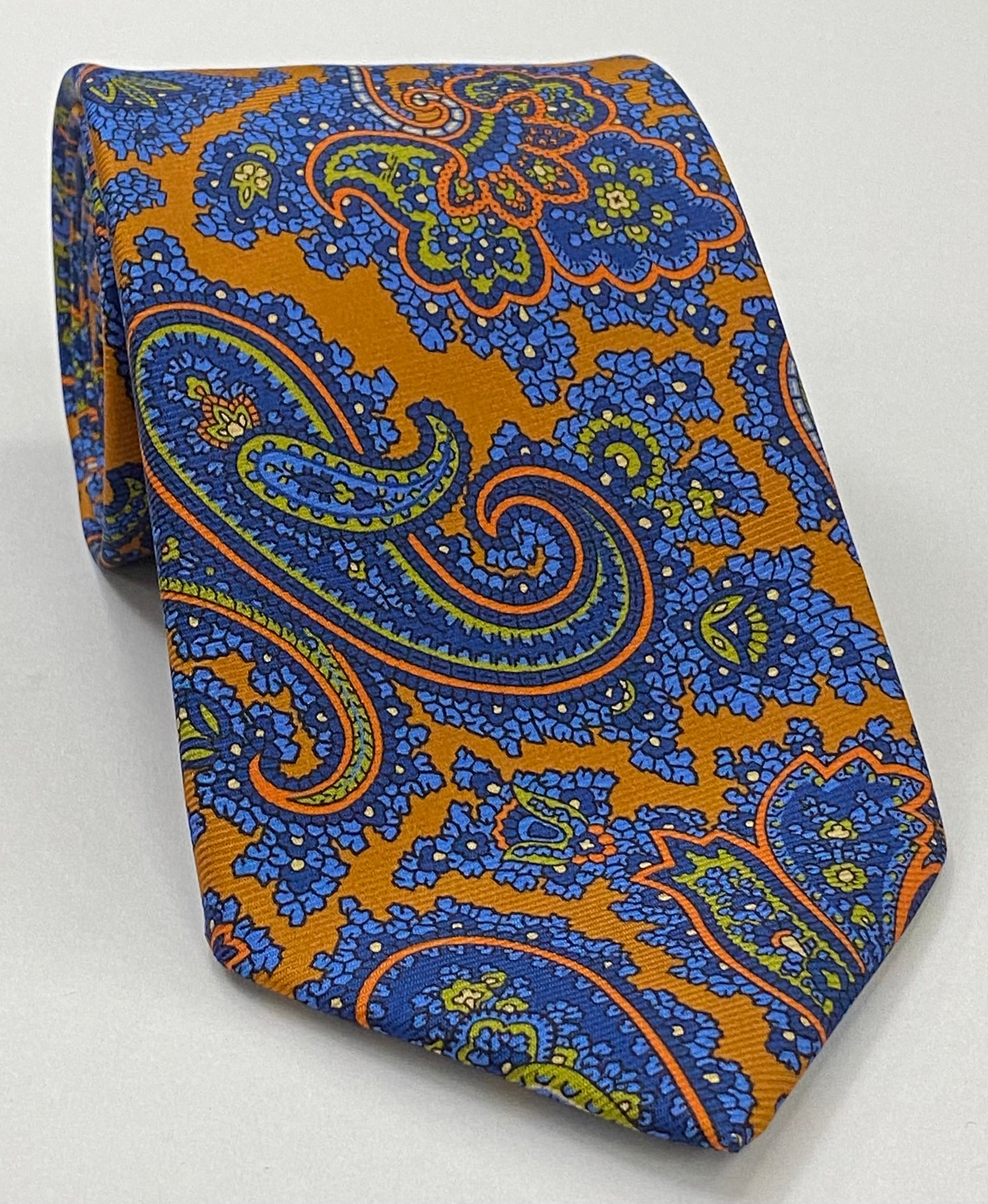 Macclesfield Modern Madder Printed Silk Tie MMPT-132