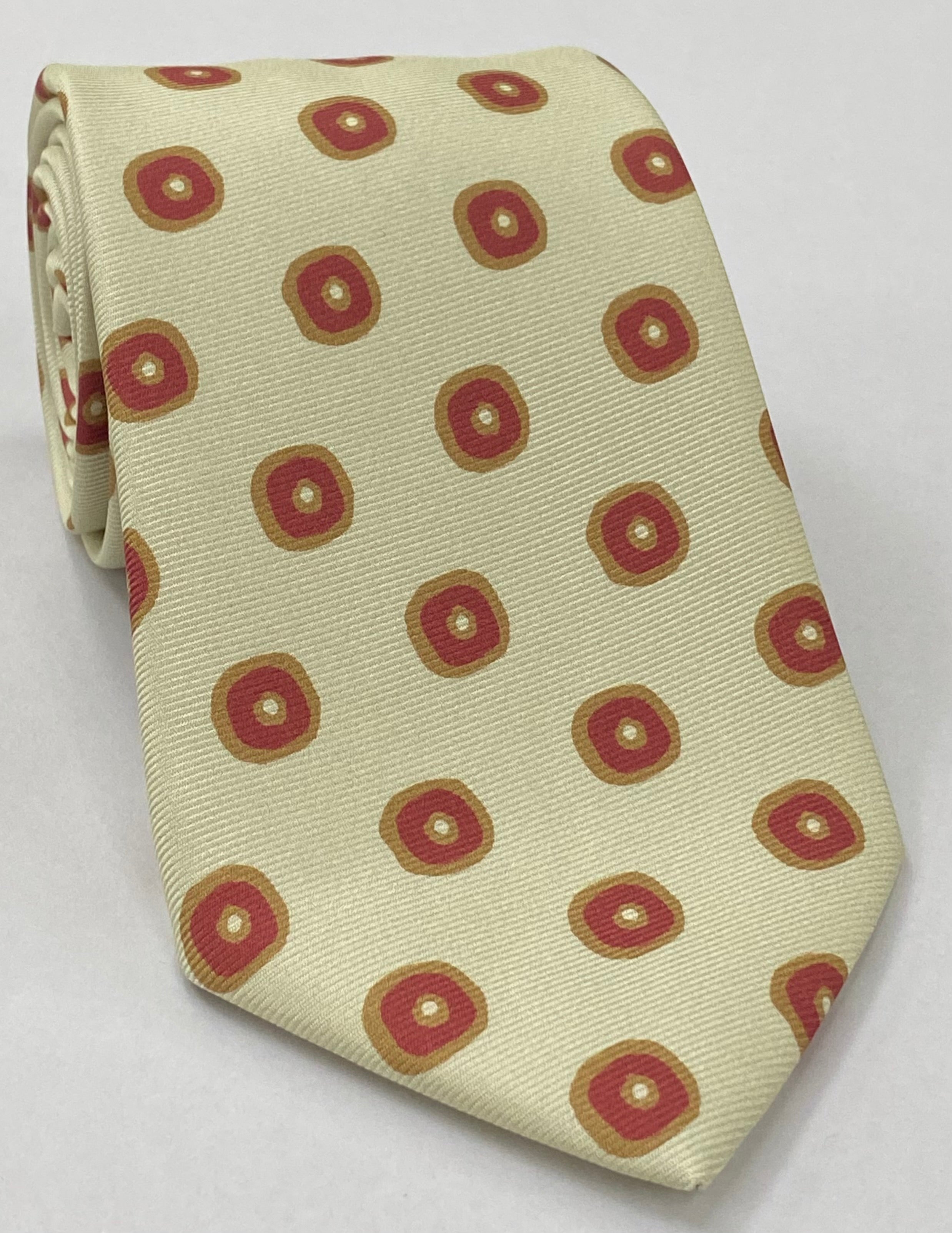 Macclesfield Modern Madder Printed Silk Tie MMPT-143