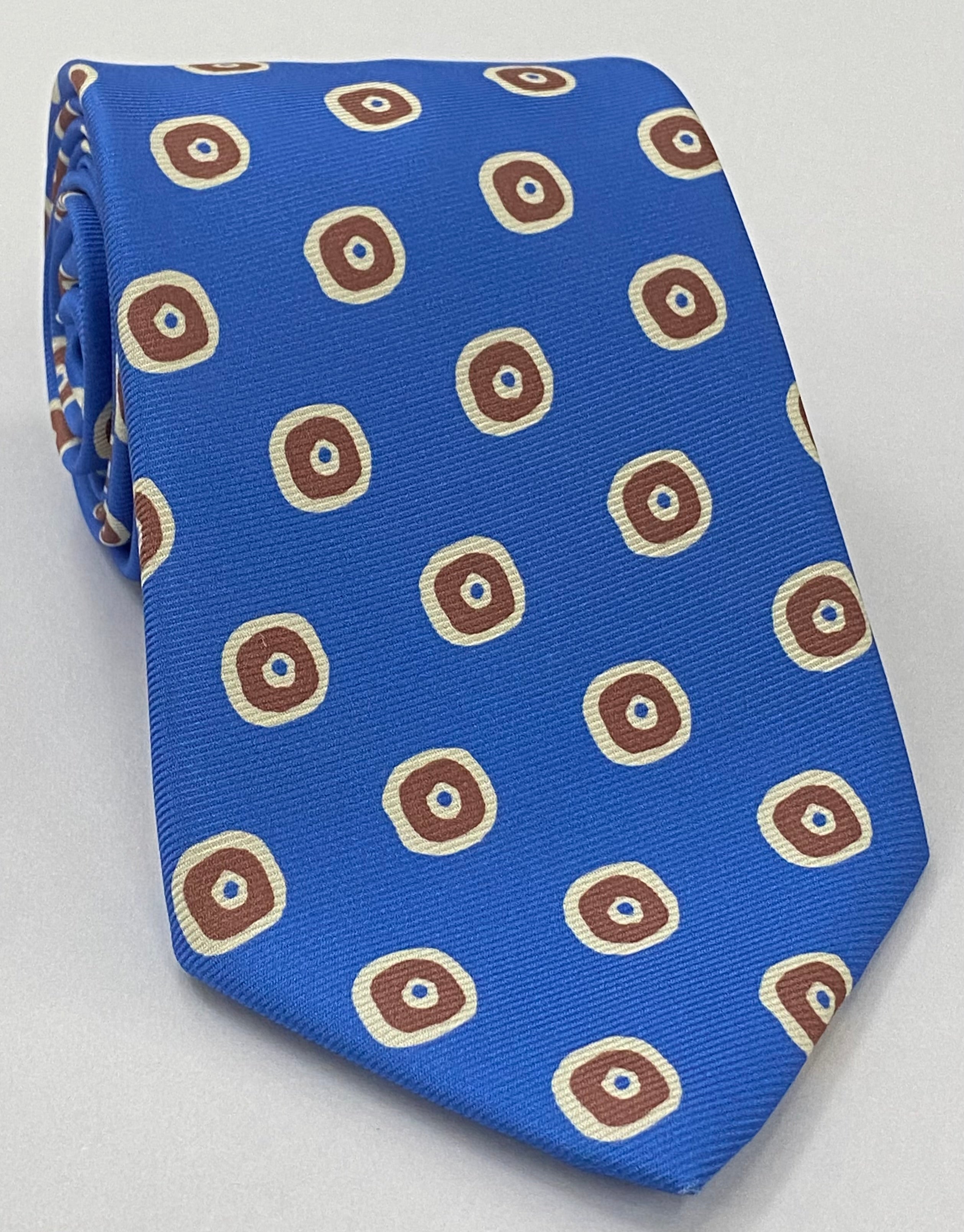 Macclesfield Modern Madder Printed Silk Tie MMPT-144